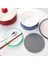 Wok Standı 2 17.5 X17.5CM 18/14CM Yuvarlak Silikon Masa Mat Ekstra Kalın Placemat Açık Kutular Petek Sıcak Ped Kahve Fincanı Altlığı Yaratıcı Mutfak Pot Tutucu (Yurt Dışından) 4