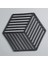 Siyah B 12X13 cm Silikon Sofra Yalıtım Mat Coaster Altıgen Silikon Paspaslar Ped Isı Yalıtımlı Kase Placemat Ev Masa Süsü Mutfak Aletleri (Yurt Dışından) 1