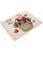 ML0007-2 1 Adet Kawaii Baykuş Desen Mutfak Placemat Pamuk Keten Yemek Masası Paspaslar Coaster Pad Kase Fincan Mat 42*32 cm Ev Dekor ML0007 (Yurt Dışından) 1