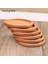 Yuvarlak Oluk 1 Adet Çay Kahve Fincan Altlığı Placemats Dekor Ceviz Ahşap Bardak Dayanıklı Isıya Dayanıklı Kare Yuvarlak Içecek Mat 1 Adet Kase Çaydanlık (Yurt Dışından) 1