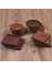 Yuvarlak Oluk 1 Adet Çay Kahve Fincan Altlığı Placemats Dekor Ceviz Ahşap Bardak Dayanıklı Isıya Dayanıklı Kare Yuvarlak Içecek Mat 1 Adet Kase Çaydanlık (Yurt Dışından) 2