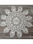 Beyaz 5 Yuvarlak 15 cm Yenı Yuvarlak Dantel Ay Çiçeği Nakış Placemat Bardak Altlığı Mutfak Düğün Noel Masa Yer Mat Bez Ped Yeni Yıl Bardak Altlığı Peçete (Yurt Dışından) 1