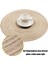 Koyu Gri Yuvarlak 30 cm Yuvarlak Örgülü Servis Altlığı 6'lı Yıkanabilir Yuvarlak Servis Altlığı Seti Mutfak Masası Için Yuvarlak Masa Paspasları Parti Barbekü Noel Günlük Kullanım Için (Yurt Dışından) 4