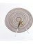 2CD-51009-016 18 cm Yuvarlak Pamuk Dokuma Iskandinav Tarzı Kaymaz Mutfak Placemat Coaster Yalıtım Pedi Bulaşık Kahve Fincanı Masa Mat Peçete Ev 51009 (Yurt Dışından) 1