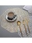 Yaprak Gümüş 2 Adet 6/4/2 Adet Yuvarlak Placemats Restoran Içi Boş Pvc Dekorasyon Yemek Mat Anti-Sıcak Yemek Masası Hattı Mat Biftek Tabağı Pedi (Yurt Dışından) 2
