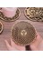 Stil 4-30.5 cm Günlük Renk Çakra Desen Yuvarlak Kenar Daireler Oyma Ahşap Stand Coaster Yaşam Çiçeği Yeniden Yükle Taş Mutfak Sıcak Ped Mat Dekor (Yurt Dışından) 5