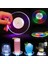 Yuvarlak Renkli Işık LED Coaster Akrilik Bar Kokteyl Flaş Tabanı LED Paspaslar Kristal Ultra-Ince LED Işık Coaster Bar Masa Dekorasyon Aksesuarları (Yurt Dışından) 3