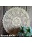 Kırmızı Yuvarlak 40CM Yeni Tığ Işi Masa Placemat Yalıtım Gıda Pedi Pamuk Dantel Çiçekler Noel Bardak Altlığı Peçete Kahve Kupa Içecek Bardak Altlığı Takımı Düğün Mutfak (Yurt Dışından) 1