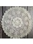 Kırmızı Yuvarlak 40CM Yeni Tığ Işi Masa Placemat Yalıtım Gıda Pedi Pamuk Dantel Çiçekler Noel Bardak Altlığı Peçete Kahve Kupa Içecek Bardak Altlığı Takımı Düğün Mutfak (Yurt Dışından) 2