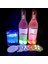 1 Adet Beyaz Bir Boyut Aydınlık Şişe Çıkartmalar Işıkları LED Coaster, Yanıp Sönen Atmosfer Işığı ile Bar Düğün Parti Kokteyl Bardak Vazo Dekor Lambaları (Yurt Dışından) 2