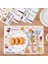 Mix Renkler 2 Adet-Paket 2/4 Adet Placemats Pvc Masa Mat Çocuk Sofra Karikatür Yemek Masası Disk Pedleri Bardak Napperon Plaka Bar Tapete De Lugar 40*28 cm (Yurt Dışından) 1