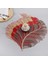 2CD-51054-002 Kırmızı Pvc Yaprak Içi Boş Iskandinav Kaymaz Mutfak Aksesuarları Placemat Coaster Yalıtım Pedi Bulaşık Sehpa Mat Peçeteler Ev Dekor (Yurt Dışından) 2