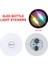 6 LED Renkli 6 cm 1 Adet Şişe Bardak Işıkları LED Bar Light Up Coaster Çıkartmalar Içecekler Için Bardak Şarap Likör Şişesi Coaster Atmosfer Işığı (Yurt Dışından) 1