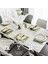 Mavi 4 Adet Placemat Set 4/6 Yıkanabilir Yer Paspasları Placemats Isıya Dayanıklı Sahte Keten Çuval Bezi Placemat Yemek Masası Mutfak Masa Paspasları (Yurt Dışından) 5