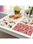 2CD-ML0020-5 Pug Köpek Desen Pamuk Keten Ped Yemek Masası Paspaslar Coaster Kase Fincan Mat Desen Mutfak Placemat 42*32 cm Ev Dekor ML0020 (Yurt Dışından) 5