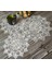 Beyaz 2 Yuvarlak 20 cm Yenı Gül Çiçek Dantel Yuvarlak Nakış Masa Yer Mat Noel Düğün Pedi Çay Kahve Placemat Fincan Tabak Altlığı Bardak Altlığı Peçete Mutfak (Yurt Dışından) 1