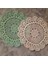 Siyah Yuvarlak Yuvarlak 20 cm 2023 Modern Dantel Pamuk Masa Yer Mat Tığ Işi Yuvarlak Kahve Placemat Ped Noel Pan Coaster Fincan Kupa Çay Yemek Bardak Altlığı Peçete Mutfak (Yurt Dışından) 3
