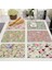 LM3614 32X42CM-KETEN 32X42CM Çiçek Mutfak Servis Altlığı Renkli Gül Çiçek Yemek Masası Mat Isı Yalıtım Fincan Kase Coaster Pad Ev Dekor Kahve Mat (Yurt Dışından) 3