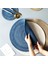 Bej 8 Adet 18 cm 8/10/12 Adet Masa Servis Altlıkları Masa Matı Için Rami Yalıtım Pedi Placemats Keten Kaymaz Masa Paspasları Ev Dekorasyon Pedi Coaster (Yurt Dışından) 2