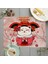 LE245 Japon Şanslı Kedi Placemat Manekineko Mutfak Dekoru Keten Yemek Masası Paspaslar Coaster Pad Kase Kahve Fincanı Mat Masa Örtüsü 42X32CM (Yurt Dışından) 3