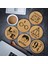 Round-1pcs 10X10CM Hp Cork Coaster Kazınmış Sihirli Sembol Çay Kahve Kupa Içecek Tutucu Mutfak Için Doğal Ahşap Mat Sofra Yuvarlak Içecek Coaster (Yurt Dışından) 5