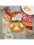 LE242 Japon Şanslı Kedi Placemat Manekineko Mutfak Dekoru Keten Yemek Masası Paspaslar Coaster Pad Kase Kahve Fincanı Mat Masa Örtüsü 42X32CM (Yurt Dışından) 4