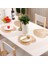 Karahindiba 4 Adet 6/4 Adet Yaprak Şekli Placemats Pvc Içi Boş Düzensiz Çizgi Placemat Yemek Masası Dekorasyon Pedi Akşam Yemeği Kesme Asılabilir Altın Tablemat (Yurt Dışından) 4