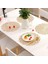 Karahindiba 4 Adet 6/4 Adet Yaprak Şekli Placemats Pvc Içi Boş Düzensiz Çizgi Placemat Yemek Masası Dekorasyon Pedi Akşam Yemeği Kesme Asılabilir Altın Tablemat (Yurt Dışından) 5