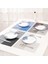 Siyah 4 Adet Set Whq 4 Adet/takım Placemats Pvc Masa Mat Renk Bloğu Yemek Disk Pedleri Bardak Şömine Napperon 30*45 cm Plaka Bar Tapete De Lugar (Yurt Dışından) 3