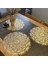 D Gümüş 38 cm 15 Inç 1 Adet Pvc Placemat Yemek Masası Için Içi Boş Ped Coaster Pad Masa Kase Mat (Yurt Dışından) 3