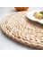 Square M Greeon Doğal Mısır Kürk Dokuma Ped Yemek Masası Mat Isı Yalıtım Pot Pad Anti-Haşlanma Bardak Kaymaz Masa Placemats (Yurt Dışından) 4