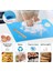 50X40 cm Mavi Ekstra Büyük Silikon Yoğurma Hamur Mat Kurabiye Pasta Pişirme Pedleri Mutfak Masa Mat Yapışmaz Macun Un Masa Sayfası Bakeware (Yurt Dışından) 4