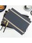D-Gri 30X45 cm 2 Pc Set 2/4/6 Adet Placemats Yemek Masası Placemats Otel Ziyafet Parti Ev Dekor Için Dayanıklı Yıkanabilir Pvc Masa Paspaslar Pedleri (Yurt Dışından) 3