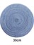 30 cm Mavi 6 Adet 6 Adet/takım Yuvarlak Rami Yalıtım Pedi Katı Placemats Keten Kaymaz Masa Paspasları Mutfak Aksesuarları Dekorasyon Ev Ped Coaster (Yurt Dışından) 1