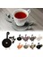 G Kedi Butt Coaster Çay Kahve Fincanı Coaster Placemats Dayanıklı Isıya Dayanıklı Bardak Kase Pedi Masa Mat Ev Dekorasyon Posavasos (Yurt Dışından) 3