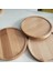 8 cm Çay Kahve Fincan Altlığı Placemats Dekor Ceviz Bambu Bardak Dayanıklı Isıya Dayanıklı Kare Yuvarlak Içecek Mat Kase Demlik Dropship (Yurt Dışından) 4