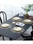 Gül Altın 1 Adet 1/6 Adet Placemat Yemek Masası Için Içi Boş Ped Bardak Altlığı Pedleri Masa Kase Paspaslar Altın Yemek Masası Mat Kaymaz Yalıtım Masa Mat (Yurt Dışından) 5