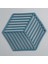 Mavi B 12X13 cm Silikon Sofra Yalıtım Mat Coaster Altıgen Silikon Paspaslar Ped Isı Yalıtımlı Kase Placemat Ev Masa Süsü Mutfak Aletleri (Yurt Dışından) 1