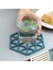 Mavi B 12X13 cm Silikon Sofra Yalıtım Mat Coaster Altıgen Silikon Paspaslar Ped Isı Yalıtımlı Kase Placemat Ev Masa Süsü Mutfak Aletleri (Yurt Dışından) 4
