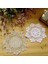BEJ-40CM Yuvarlak M Yuvarlak El Tığ Işi Bardak Altlığı Peçete Vintage Pamuk Tığ Işi Masa Yer Mat Düğün Peçeteler Kumaş Dantel Placemats Dekoratif Mantel Mesa (Yurt Dışından) 5