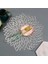 Yaprak Altın 2 Adet 6/4 Adet Placemats Seti Pvc Içi Boş Placemats Yemek Masası Paspaslar Ev Lokanta Dekorasyonu Kesme Asılabilir Altın Bireysel Placemats (Yurt Dışından) 5