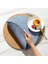 Bej Yuvarlak Deri Kumaş Servis Altlığı Su Geçirmez ve Yağa Dayanıklı Isı Yalıtım Yastığı Ev Otel Yuvarlak Batı Servis Altlığı Çift Taraflı Masa Mat (Yurt Dışından) 3