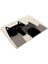 2CD-ML0016-11 1 Adet Bkack Kedi Desen Pamuk Keten Ped Yemek Masası Paspaslar Coaster Kase Fincan Mat Desen Mutfak Placemat Ev Dekor ML0016 (Yurt Dışından) 1