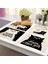 2CD-ML0016-11 1 Adet Bkack Kedi Desen Pamuk Keten Ped Yemek Masası Paspaslar Coaster Kase Fincan Mat Desen Mutfak Placemat Ev Dekor ML0016 (Yurt Dışından) 4