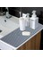 Black-L 1 Adet Katlanabilir Bulaşık Kurutma Mat Süzgeç Mat Silikon Isı Yalıtımı Placemat Mutfak Lavabo Mat Kaymaz Ped Coaster Bulaşık Drenaj Aracı (Yurt Dışından) 5