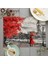LE401 42X32 cm Fransız Sokak Sahne Çiçek Yağlıboya Placemat Keten Yemek Masası Paspaslar Coaster Pad Kase Kahve Fincanı Mat Masa Örtüsü 42X32 cm (Yurt Dışından) 1