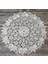Beyaz 4 Yuvarlak 25 cm Yenı Yuvarlak Dantel Ay Çiçeği Nakış Placemat Bardak Altlığı Mutfak Düğün Noel Masa Yer Mat Bez Ped Yeni Yıl Bardak Altlığı Peçete (Yurt Dışından) 1