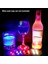 Kırmızı Mini Glow Coaster LED Şişe Işık Çıkartmalar Festivali Gece Kulübü Bar Partisi Vazo Dekorasyon LED Glorifier Içecek Fincan Mat 3 Modu #734 (Yurt Dışından) 4