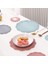 Pembe 10CM Silikon Çiçek Servis Altlığı Sofra Yağa Dayanıklı Isı Yalıtımı Kaymaz Tablemat Coaster Mutfak Yıkanabilir Fincan Takımı Masa Mat (Yurt Dışından) 4