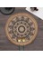 J0082 30 Çiçek Yuvarlak Pamuk ve Keten Placemat Yemek Masası Mat Sehpalar Sofra Tabakları Mutfak Aksesuarları Ev Dekor (Yurt Dışından) 5